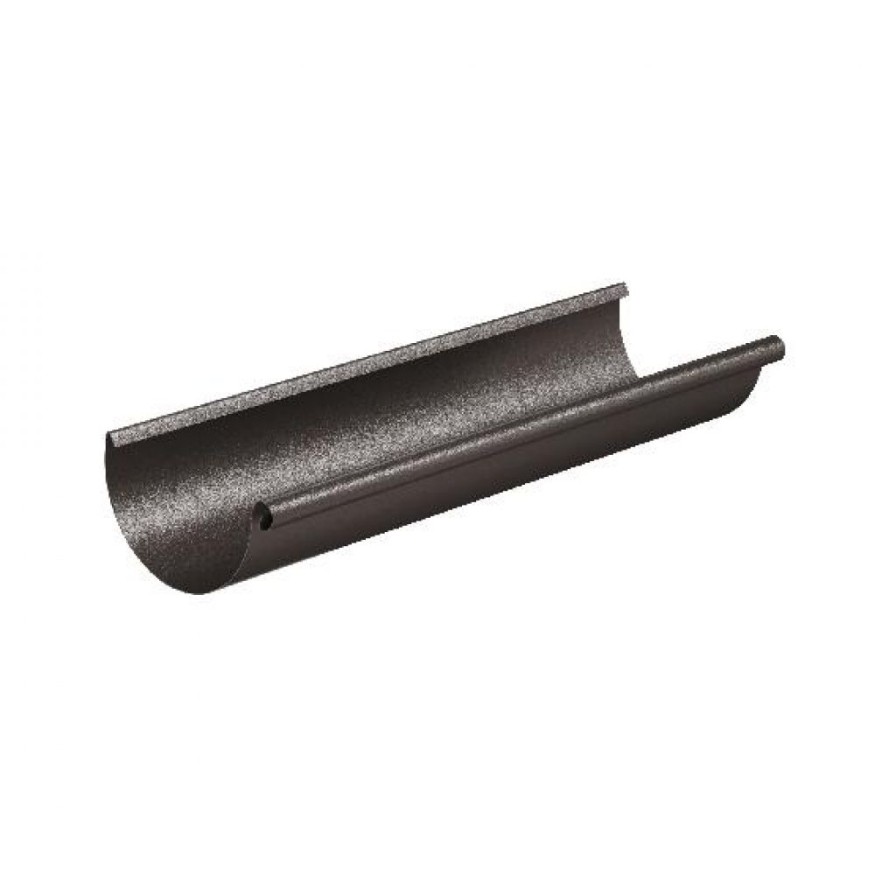 Водосточный желоб Aquasystem RR 32, тёмно-коричневый матовый, длина 3.00 м, размеры 125/90. купить в Ростове-на-Дону