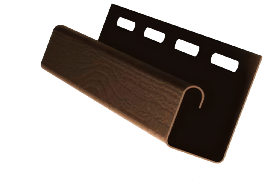 Коричневый J-профиль для сайдинга купить в Ростове-на-Дону