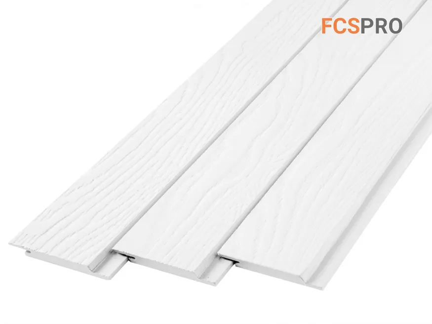 Фиброцементный сайдинг FCSPRO Click Shtil F01 (Белый минерал) купить в Ростове-на-Дону