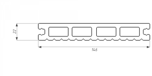 Террасная доска WOODVEX Select из ДПК Серый дым купить в Ростове-на-Дону