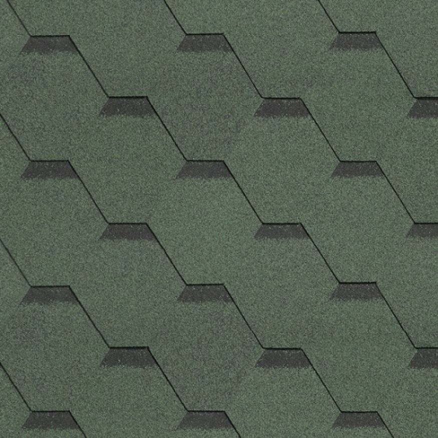 Гибкая кровля Shinglas, Ультра, Самба, Малахит. купить в Ростове-на-Дону