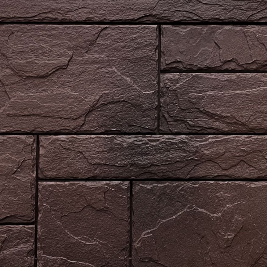 Фасадная панель FineBer Камень природный, Коричневый купить в Ростове-на-Дону