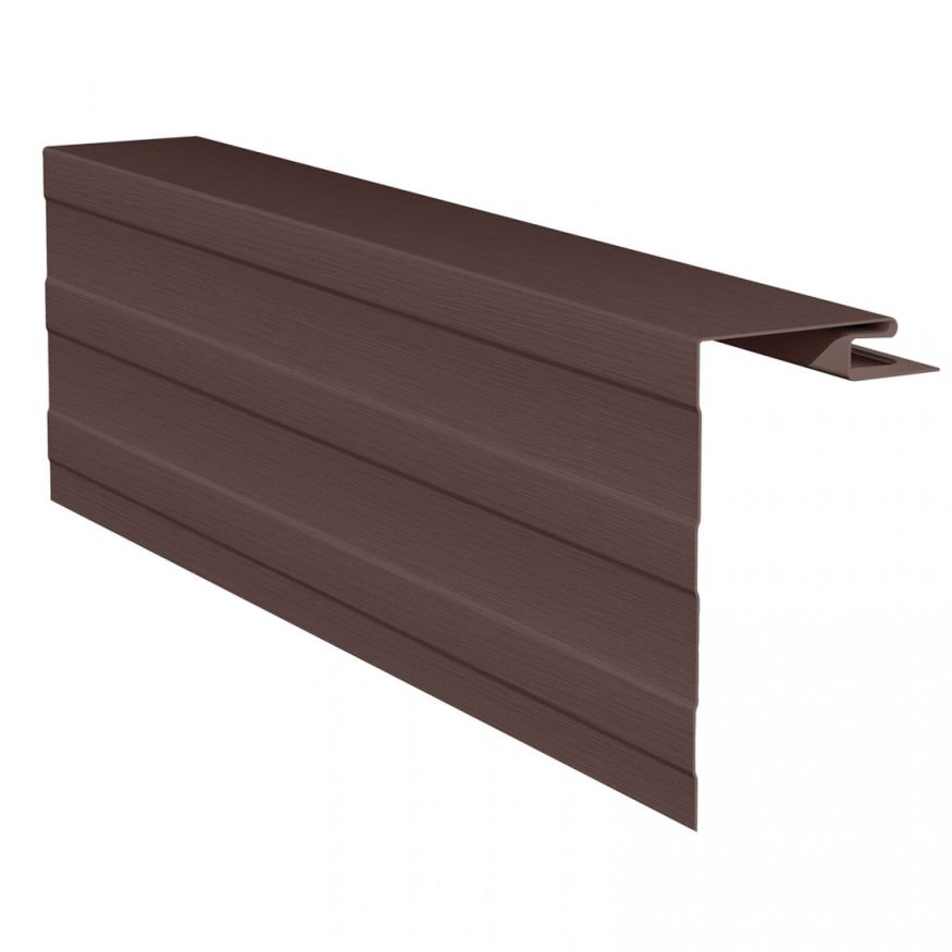Приоконный профиль для сайдинга, коричневый купить в Ростове-на-Дону