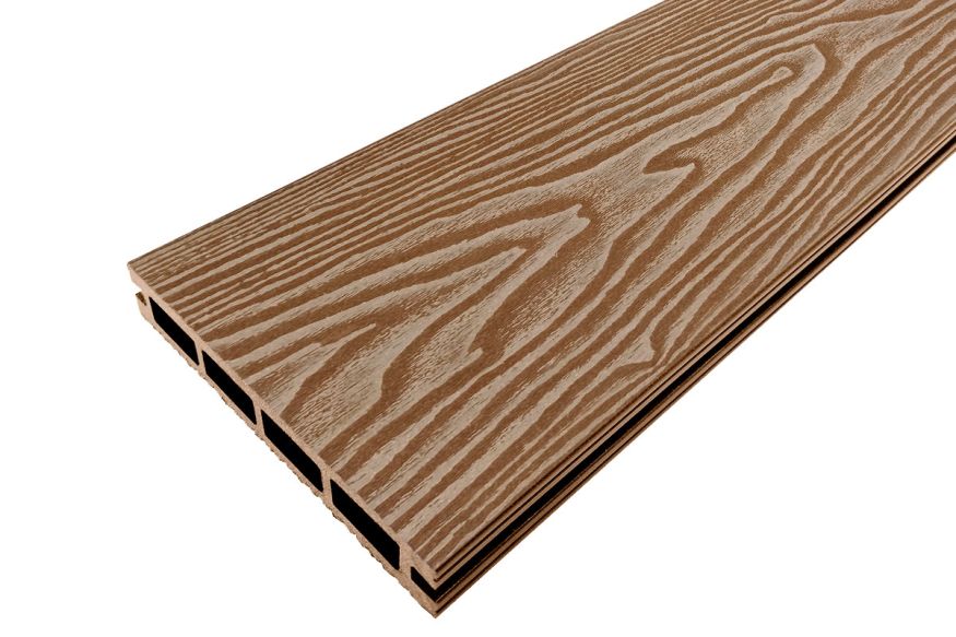 Террасная доска Holzhof, NauticPrime (Light) Esthetic Wood, Коричневый купить в Ростове-на-Дону