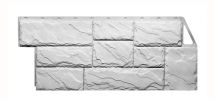 Фасадные панели Fineber, Крупный камень, Мелованный белый