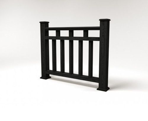 Ограждение из композитного древесно-полимерного материала FG1 кварц купить в Ростове-на-Дону