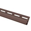 Коричневая финишная планка для сайдинга купить в Ростове-на-Дону