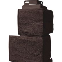 Наружный угол FineBer Камень природный, Коричневый