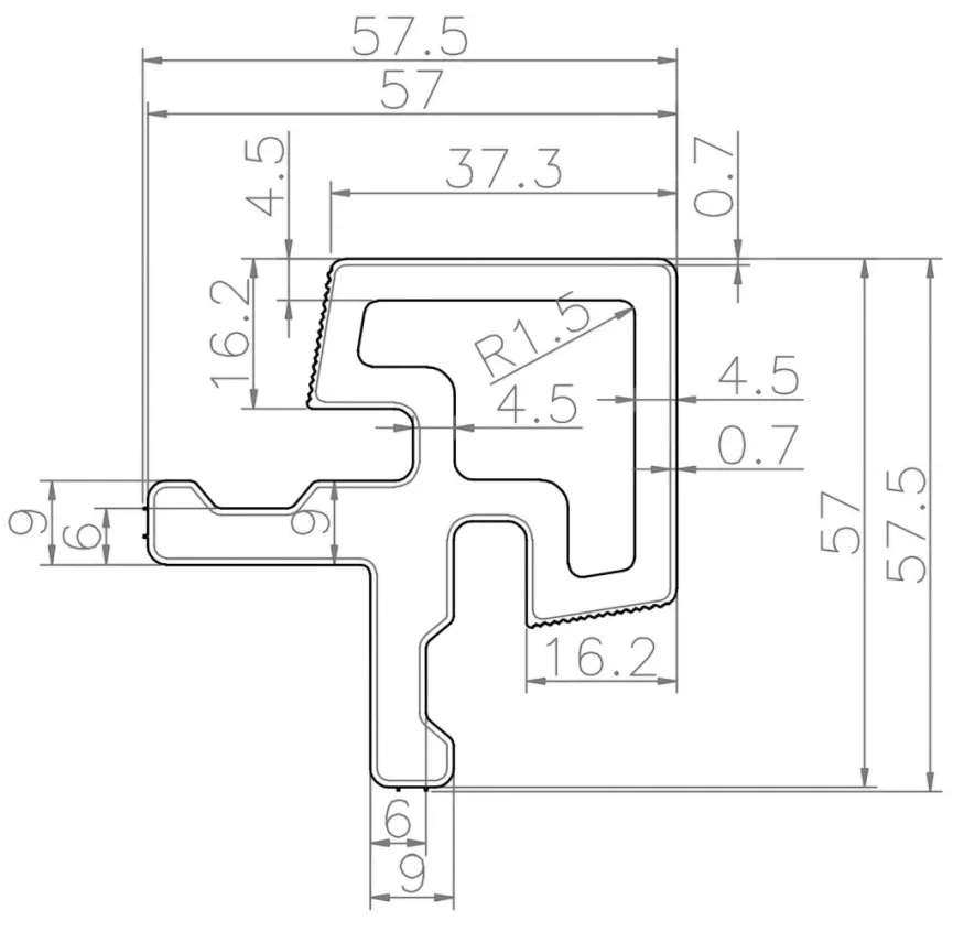 Угол внешний для фасадной панели из ДПК Polivan Group CO-EX MIX, Sand Mix купить в Ростове-на-Дону