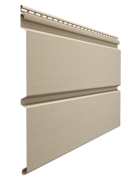 Виниловый сайдинг Docke, Брус D6S, Крем-брюле