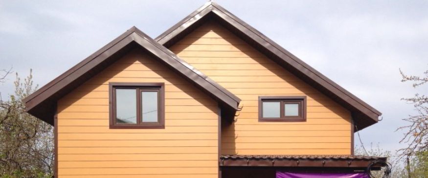 Фиброцементный сайдинг Latonit Клен (RAL 1011/8017) - цвет: Клен. купить в Ростове-на-Дону