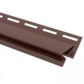 Угол внутренний коричневого цвета для сайдинга купить в Ростове-на-Дону