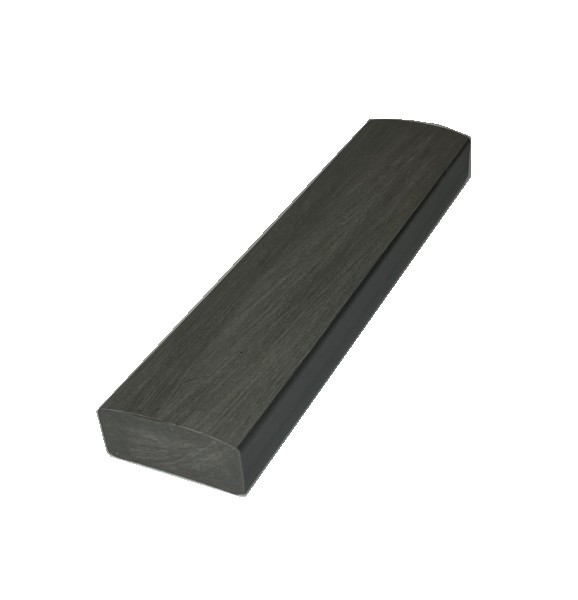 Лавочный брус Ecodecking Некст, графитовый, полнотелый с брашированной текстурой. купить в Ростове-на-Дону