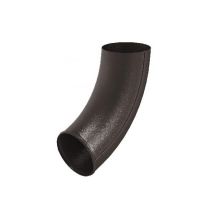 Колено сливное Aquasystem RR 32, тёмно-коричневое матовое, 125/90