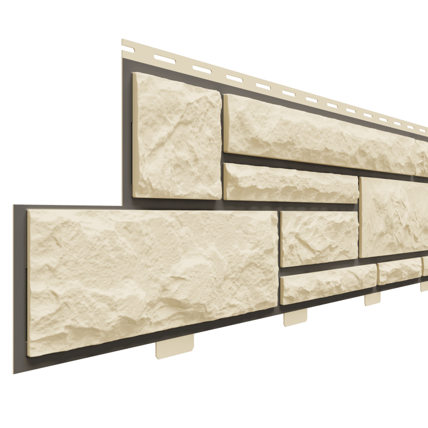 Фасадные панели Доломит, Брусчатка Доломит, Бежевый 3000 мм купить в Ростове-на-Дону
