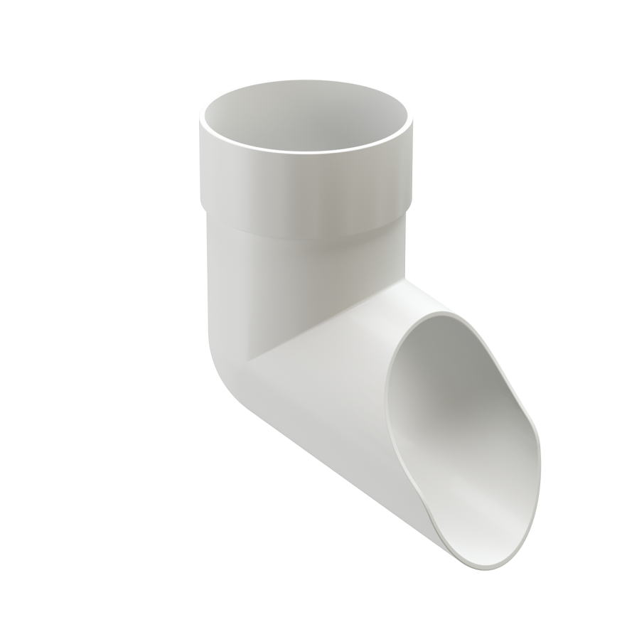 Наконечник для водостока Docke Premium, цвет Пломбир. купить в Ростове-на-Дону