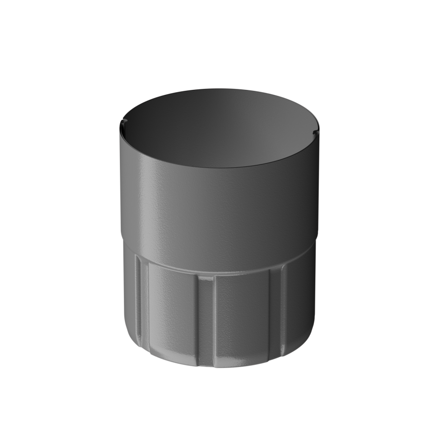 Соединительная муфта для водостока Docke Stal Premium, Графитовая купить в Ростове-на-Дону