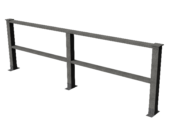 Декоративное ограждение ДПК GRINDERDECO Ковбойская изгородь в цвете серый базальт купить в Ростове-на-Дону