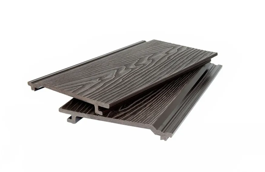 Фасадная доска из ДПК 3D WOOD Темно-коричневый купить в Ростове-на-Дону