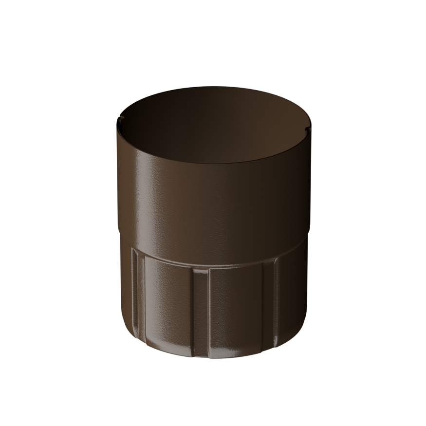 Соединительная муфта для водостока Docke Stal Premium, цвет Каштан. купить в Ростове-на-Дону