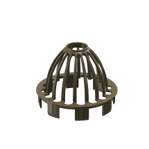 Сетка для защиты водостока Docke Premium, цвет Каштан