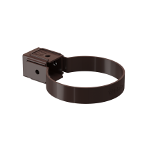 Универсальный хомут для водостока Docke Standard, цвет тёмно-коричневый.
