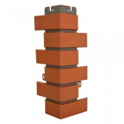 Наружный угол из красного клинкерного кирпича купить в Ростове-на-Дону