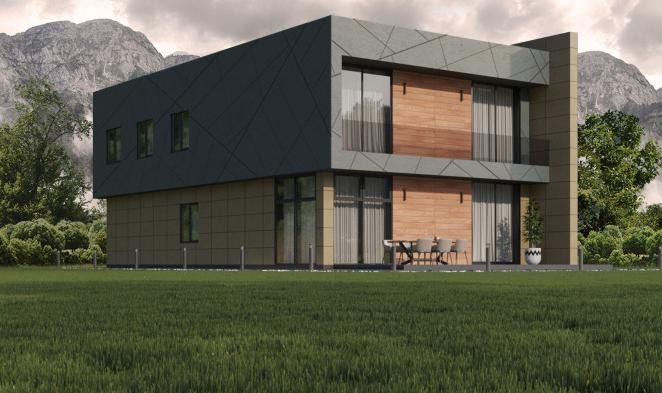 Фиброцементные панели Roofas COLOR Line Зеленый купить в Ростове-на-Дону