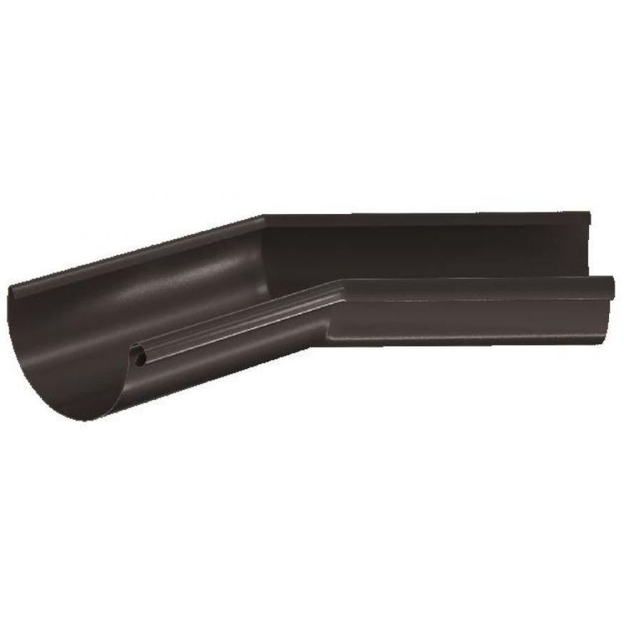 Внутренний угол желоба 135°, Aquasystem, RR 32 Тёмно-коричневый 125/90 купить в Ростове-на-Дону