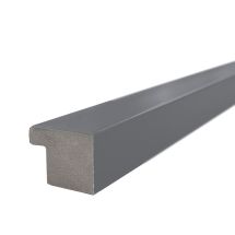 Завершающая рейка для 3D-панели, серого цвета