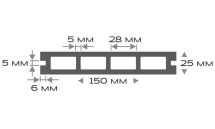 Террасная доска ДПК Outdoor 3D VIRGINIA/COLORADO в темно-сером цвете.