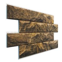 Фасадная термопанель Доломит Дагестанский камень, Тигровый глаз