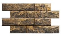 Фасадная термопанель Доломит Дагестанский камень, Тигровый глаз