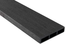 Доска 3D ДПК для улицы STORM BLACK черного цвета