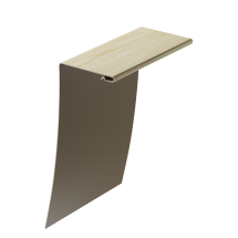 Универсальный профиль для окон 89/254 мм Docke, Цвет: Зрелый каштан.