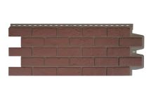 Фасадная панель Grand Line, Состаренный кирпич Design Plus, Корица (Темно-бежевый шов)