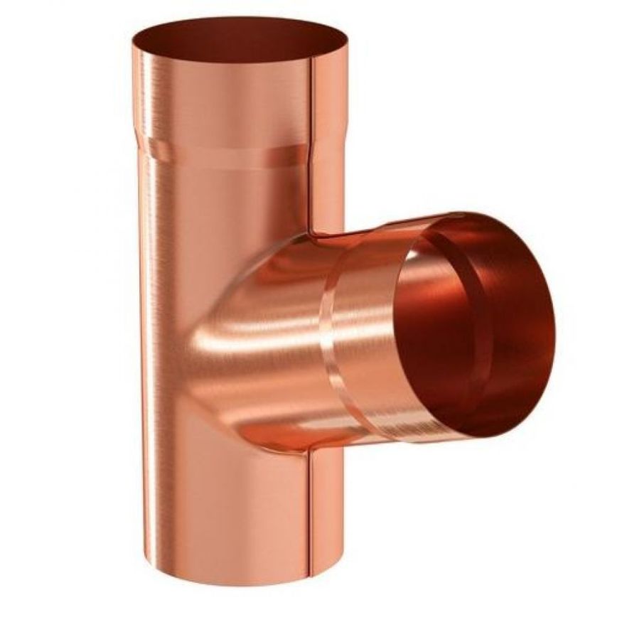 Тройник Aquasystem из меди 125/90 купить в Ростове-на-Дону