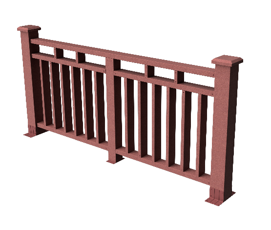 Декоративное ограждение из ДПК GRINDERDECO Европа мербау купить в Ростове-на-Дону