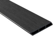 Доска Ромбус 3D ДПК Outdoor STORM BLACK черного цвета