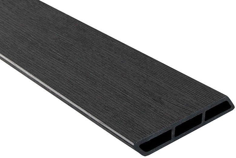 Доска Ромбус 3D ДПК Outdoor STORM BLACK черного цвета купить в Ростове-на-Дону