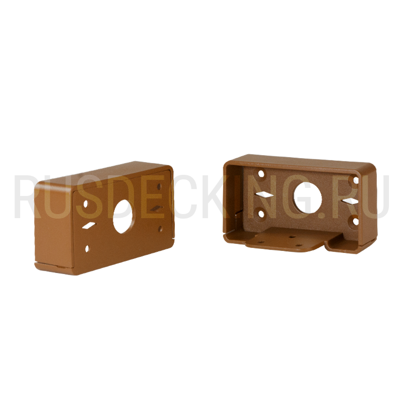 Комплект крепления перил прямое RusDecking Unodeck Орех купить в Ростове-на-Дону