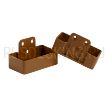 Комплект крепления перил прямое RusDecking Unodeck Орех