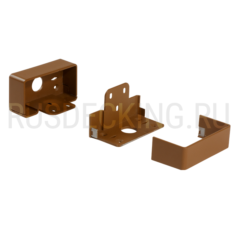 Комплект крепления перил прямое RusDecking Unodeck Орех купить в Ростове-на-Дону