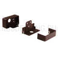 Комплект крепления перил прямое RusDecking Unodeck Венге купить в Ростове-на-Дону