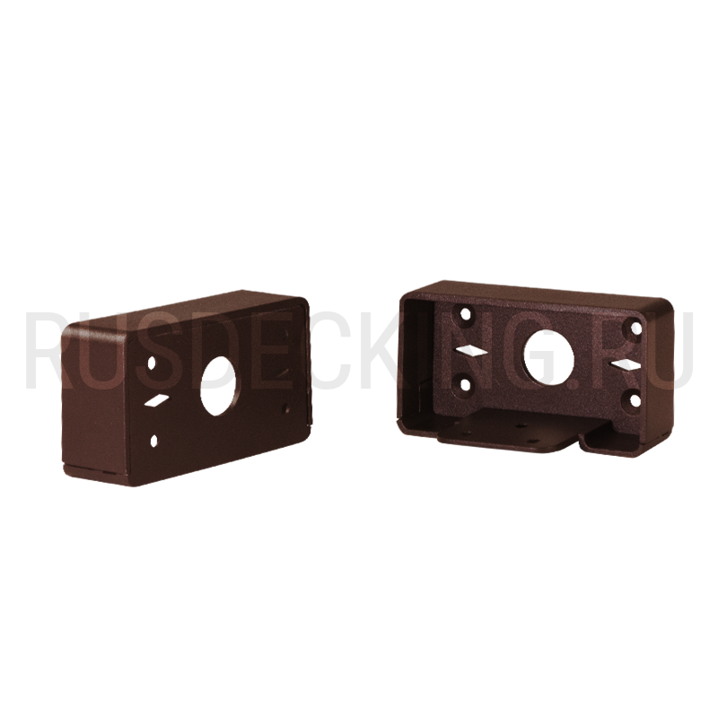 Комплект крепления перил прямое RusDecking Unodeck Венге купить в Ростове-на-Дону