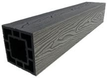 Столб опорный ДПК 3D GardenParkett 120х120мм, Графит