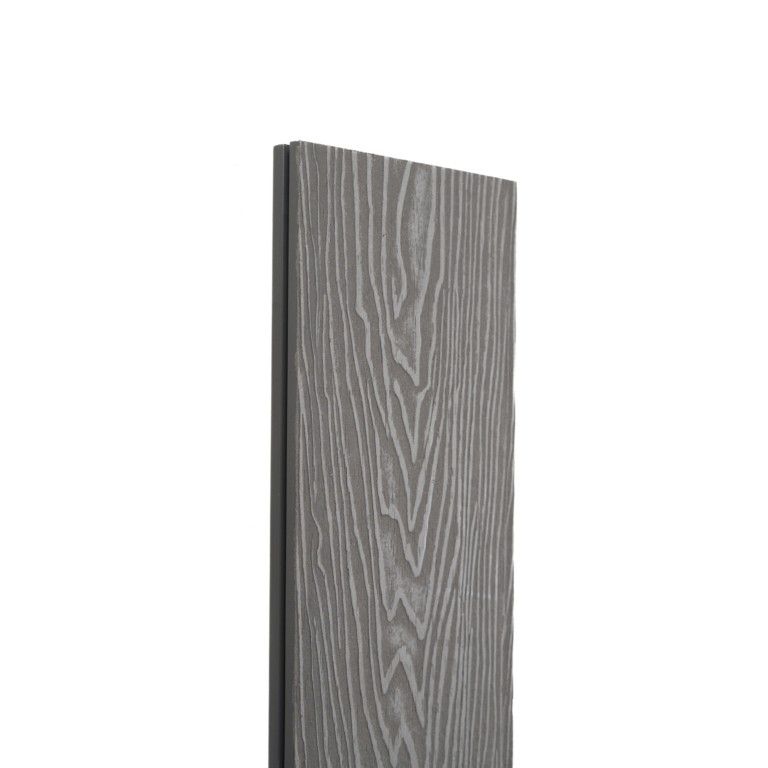 Террасная доска Экодекинг Топ полнотелая, Серый купить в Ростове-на-Дону