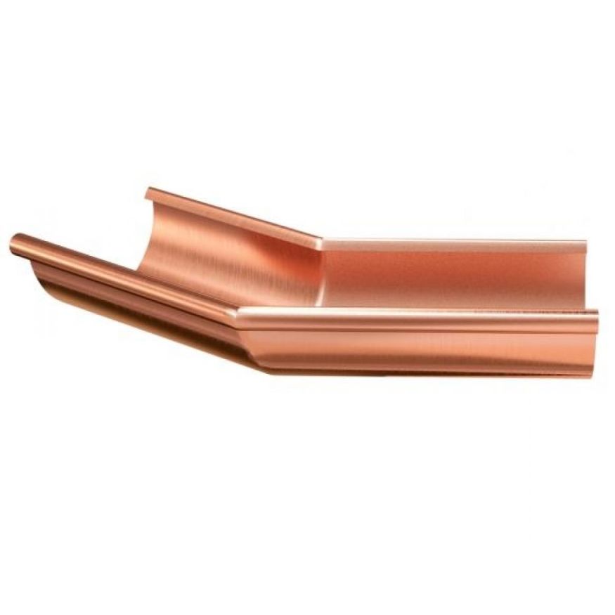 Наружный угол желоба 135° Aquasystem, медь 125/90 купить в Ростове-на-Дону