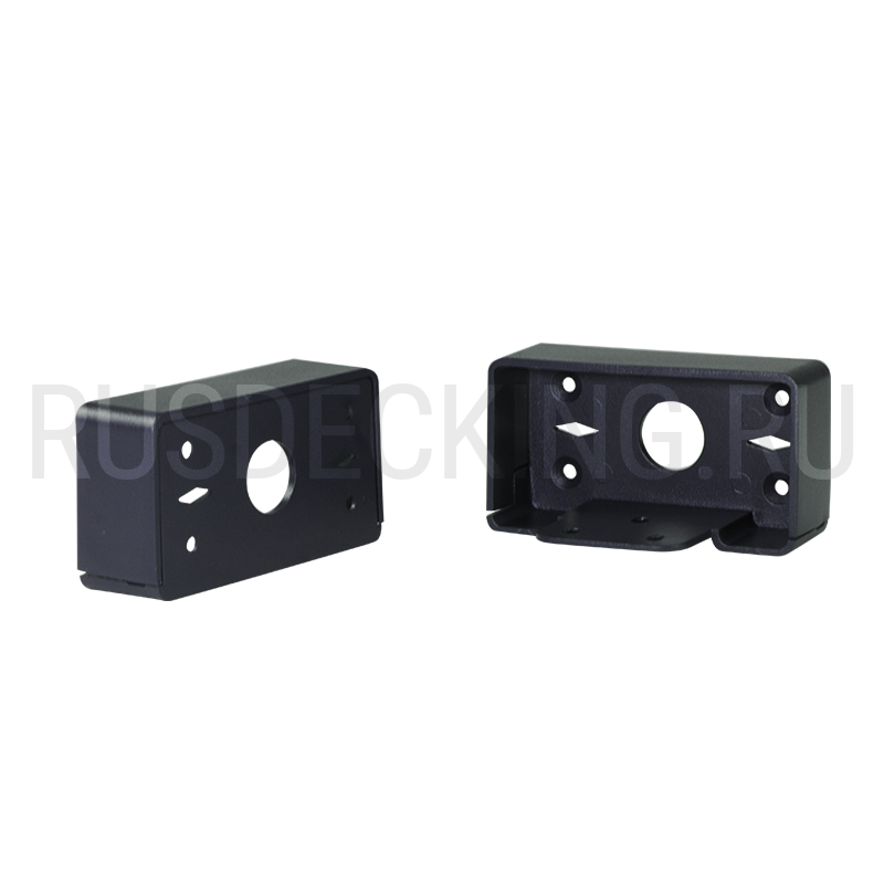 Комплект крепления перил прямое RusDecking Unodeck Графит купить в Ростове-на-Дону