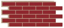 Фасадная панель T-Сайдинг, Кирпич Модерн Красный